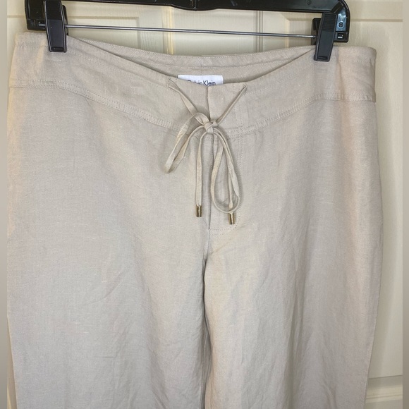 Calvin Klein Linen Pants SIZE 6 NWT - Picture 2 of 6